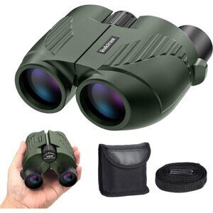 20X25 Compact Binoculars for Adults and Kids,Large Eyepiece Waterproof Binocular